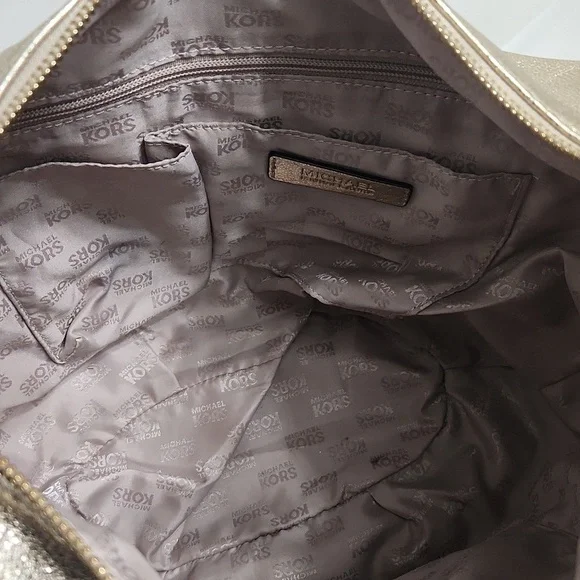 MICHAEL Michael Kors Gold Shoulder Bag - Picture 8 of 16